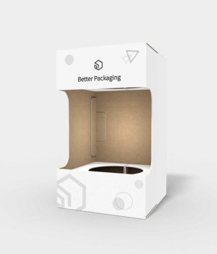 Tuck end box variations buffer inserts security buckles mockup 110260