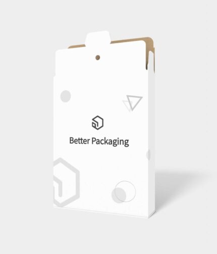 Tuck end box variations tear lines hanging holes mockup 110270