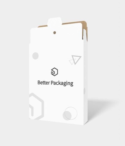 Tuck end box variations tear lines hanging holes mockup 110271