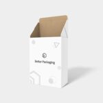 Tuck end box variations angled opening bottom buckles mockup 110300