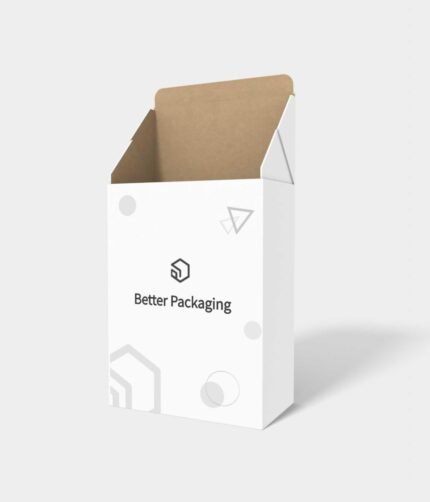 Tuck end box variations angled opening bottom buckles mockup 110300