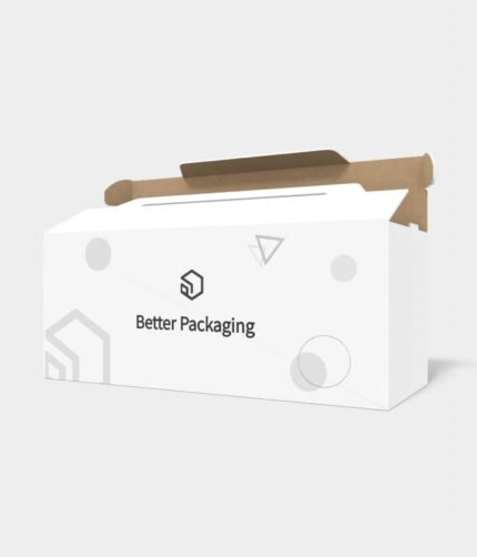 Tuck end box variations tongue plugs central cover mockup 110330