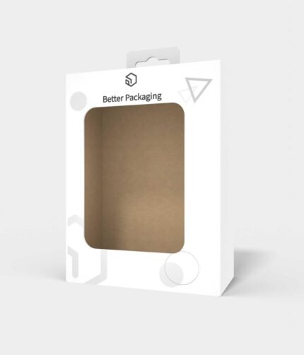 Tuck end box variations with window dust-proof mockup 110361