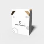 Tuck end box variations triangle bottom insert boxes mockup 110490
