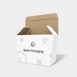 Tuck end box variations trapezoid positive mortise lock boxes mockup 110660