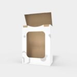 Tuck end box variations with window snap lock mockup 110801