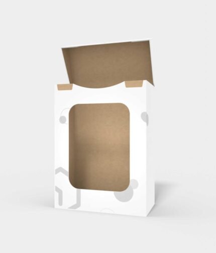 Tuck end box variations with window snap lock mockup 110801