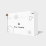 Tuck end shipping box mockup