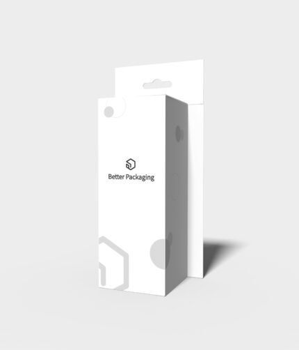 Tuck end box variations backplanes hanging holes mockup 110850