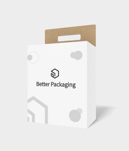 Tuck end box variations bottom buckles handles mockup 111070