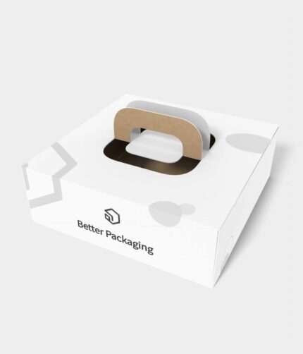 Easy & economical lock boxes tuck end box variations handle mockup 111612