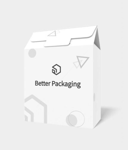 Tuck end box variations roof covers lock-top mockup 112042