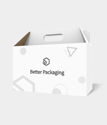 Tuck end box variations reverse three button bottom suitcases mockup 112301