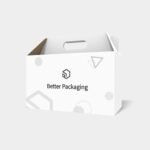 Tuck end box variations reverse three button bottom suitcases mockup 112301