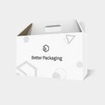 Tuck end gable box mockup