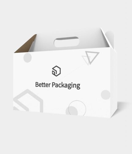 Tuck end gable box mockup