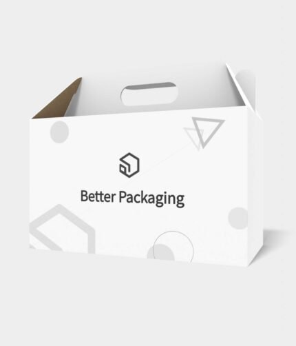 Gable box tuck end box variations suitcases mockup 112311