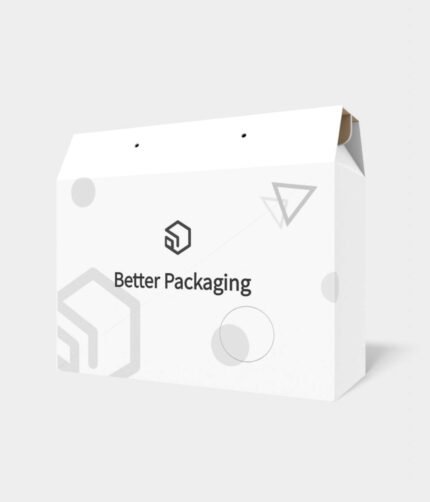 Reverse lock boxes roof tuck end box variations mockup 112371