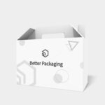 Tuck end box variations positive button bottom paper mockup 112390
