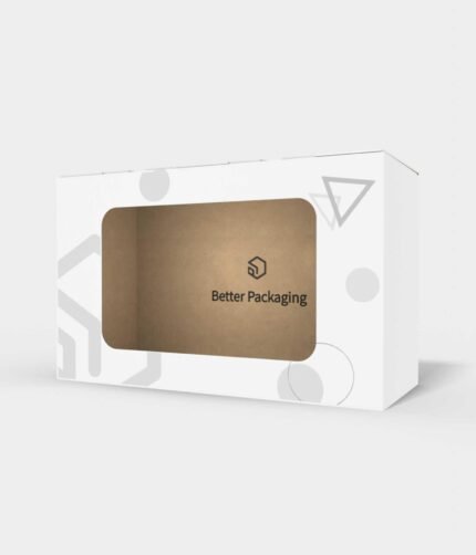 Mailer box with window mockup