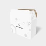 3-lock shipping box mockup