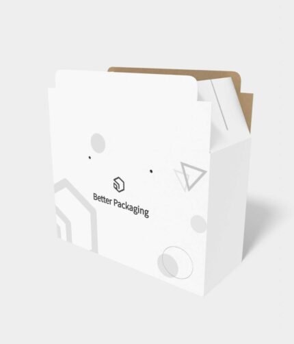3-lock shipping box mockup