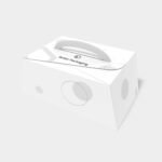 Tuck end box variations ladder-type handles mockup 112640