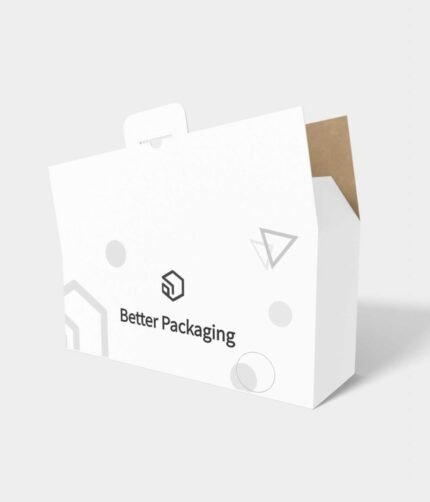 Tuck end box variations security buckles bevel mockup 112680