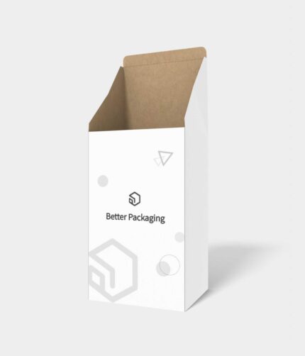 Tuck end box variations angled opening lock insert boxes mockup 114080