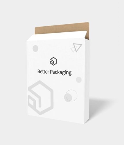 Tuck end box variations swivel flat adhesive boxes mockup 116060