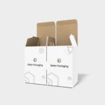 Tuck end box variations portable divider inserts mockup 116190