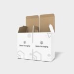 Tuck end box variations portable divider inserts mockup 116190