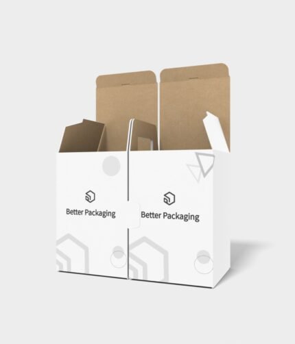 Tuck end box variations portable divider inserts mockup 116190