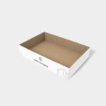 Tray boxes corrugated tray paper mockup 120010
