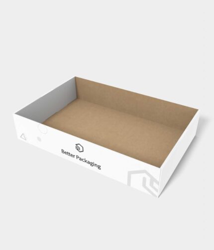 Tray boxes bottom tray bottom lock insert mockup 120030