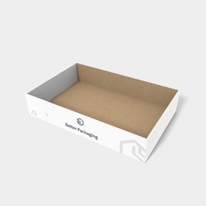 Tray boxes bottom tray bottom lock insert mockup 120030
