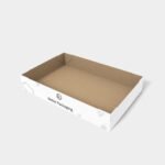 Tray boxes interlocking angles display mockup 120050