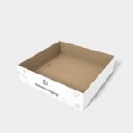 Tray boxes snap lock tray paper mockup 120080