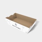 Tray boxes trapezoid arc edges mockup 120110