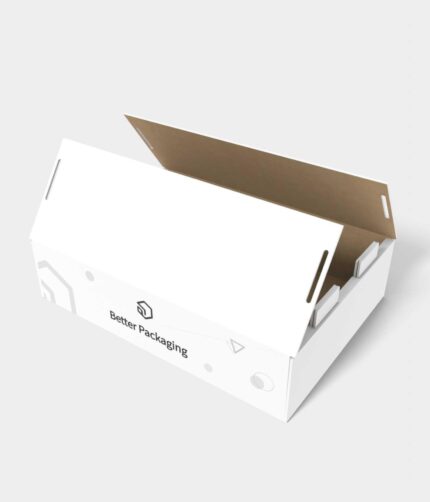 Tray boxes swing top snap lock mockup 120180