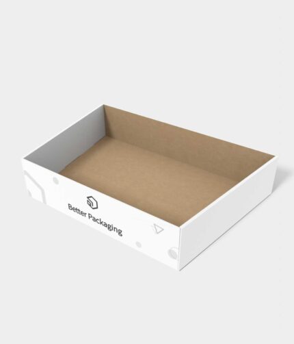 Tray boxes ladder-type lock inserts mockup 120190