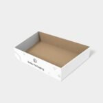 Tray boxes ladder-type lock inserts mockup 120190
