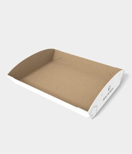 Tray boxes arc edges paper mockup 120200