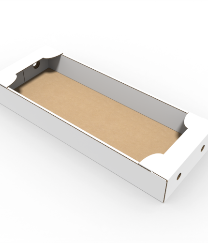 Tray box with ventilation holes paper tray boxes mockup 120270