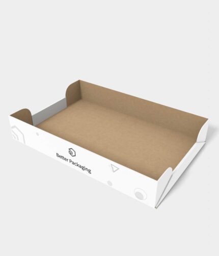 Tray boxes paper display mockup 120280