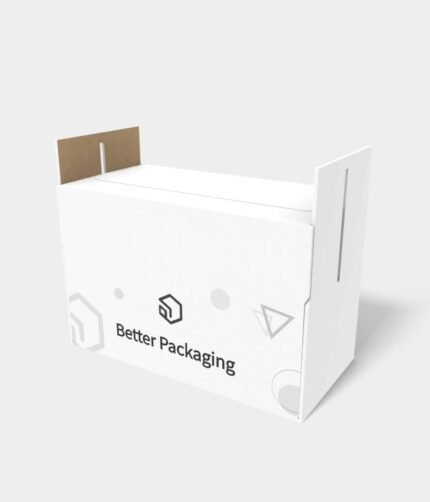 Tray boxes double grids paper mockup 120460