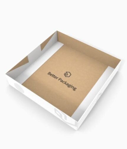 Tray boxes bottom snap lock display mockup 120490