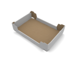 Tray boxes auto lock bottom trays mockup 120530
