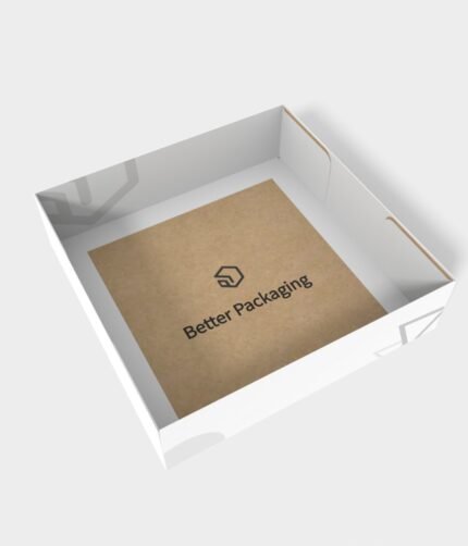 Tray boxes double ears paper mockup 120660
