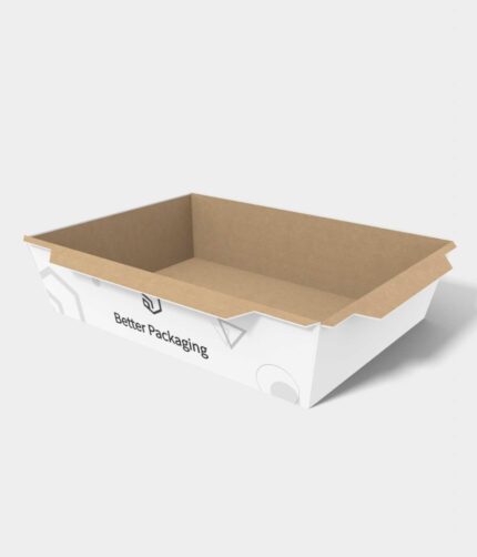 Tray boxes paper display mockup 121020